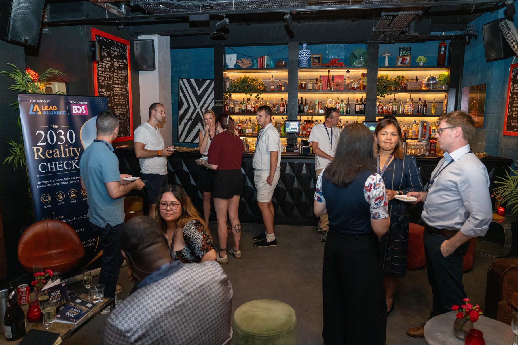 Attendees networking at The 2030 Reality Check, London